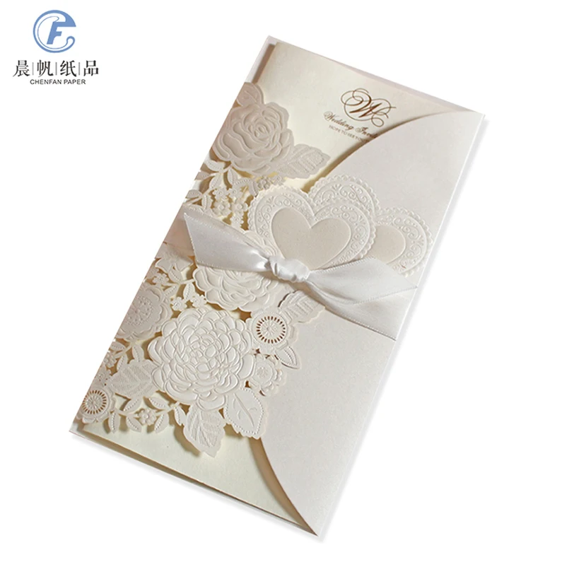 
Laser Cut Wed Card Pearl Embellishments for Wedding Invitations Wed Invite Pakistan Style 