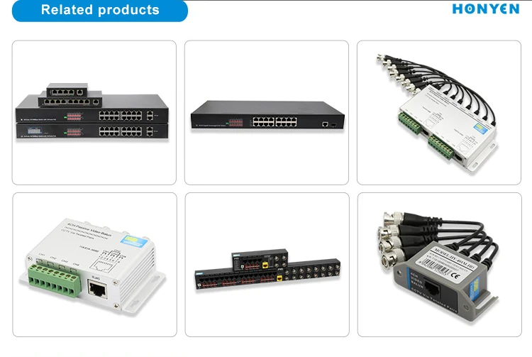 Built-in AC24V to DC12V convertor PVD video balun connector