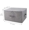 2020 planner laundry bags Closet Shelf Drawers,Folding Storage Box with Zip Lid and Handles,Set of 2