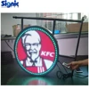 P8 Outdoor Circle Panel Double-sided Full Color LED Screen Round LED Sign Screen
