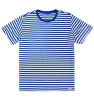 

men round neck short sleeve cheap promotional hip hop fashion custom striped t shirt