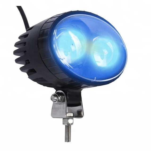 blue spot work light forklift warning light 10v 80v Red or Blue square spot Pedestrian Safety light