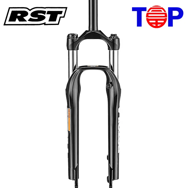 

Factory outlet aluminum bicycle accessory cross country bike double suspension front fork, Matt black/shiny black