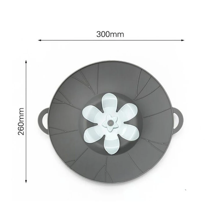 Amazon 2019 New Arrival Food Grade Cooking Pot Lids Utensil Kitchen Gadgets Silicone Lid Spill Stopper Pot Cover