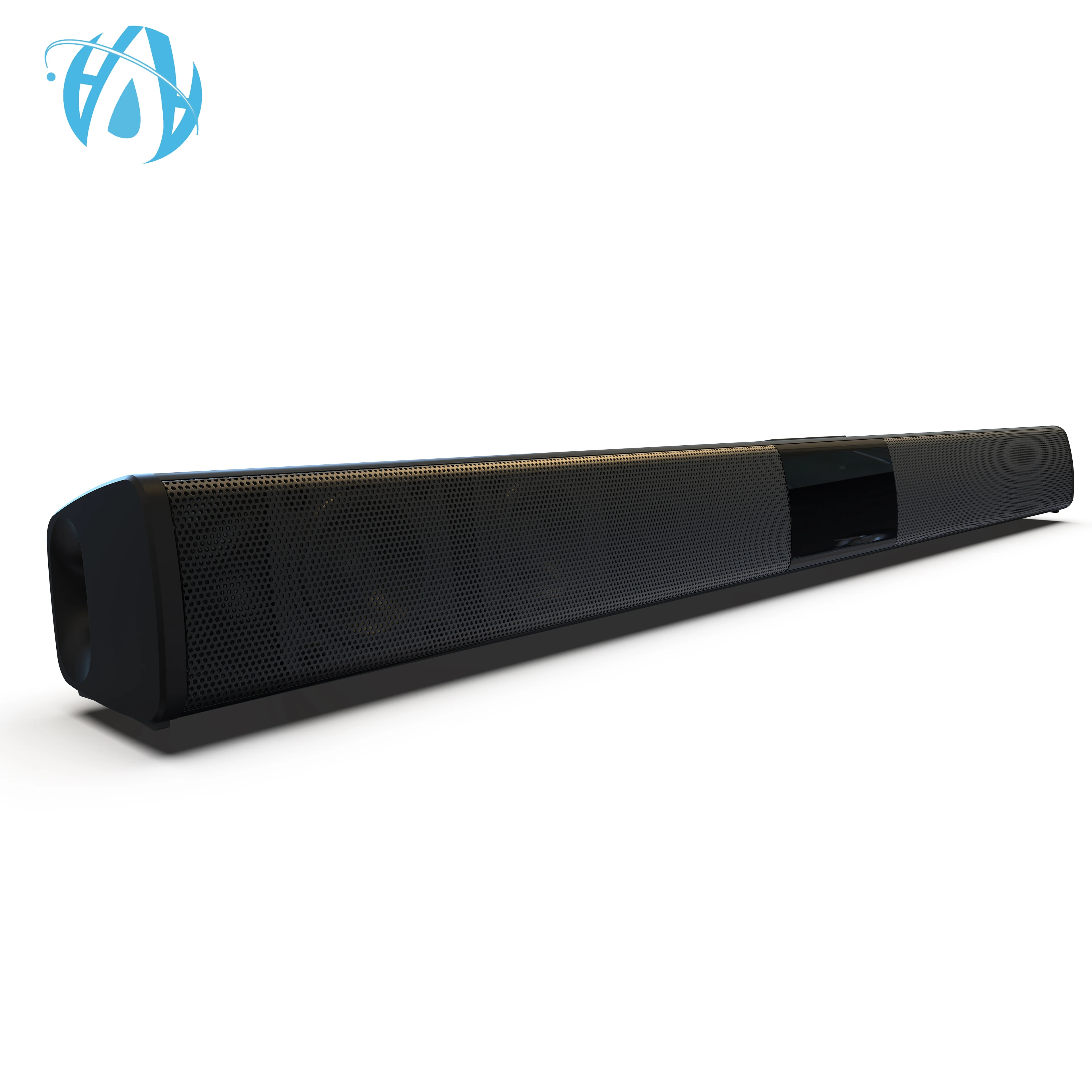 

Luxury Upgrade Best Sound Quality Wireless Bluetooth Soundbar Speaker TV Home Theater Soundbar Subwoofer with RCA Line, Black