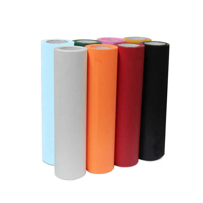 
2018 korean quality pu textil htv rolls pvc heat transfer vinyl for t-shirts 