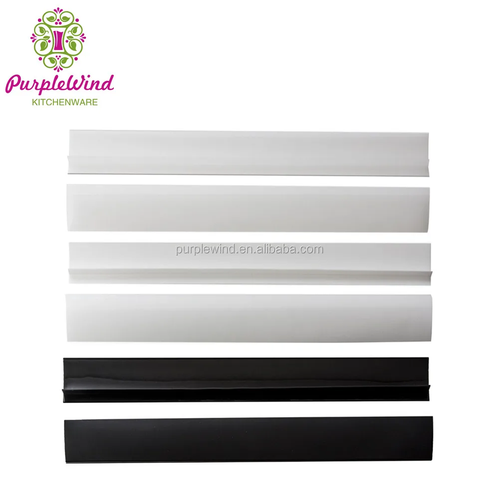 

Hot!Kitchen dustproof and leakproof T-shaped silicone counter gap covers, Customized color