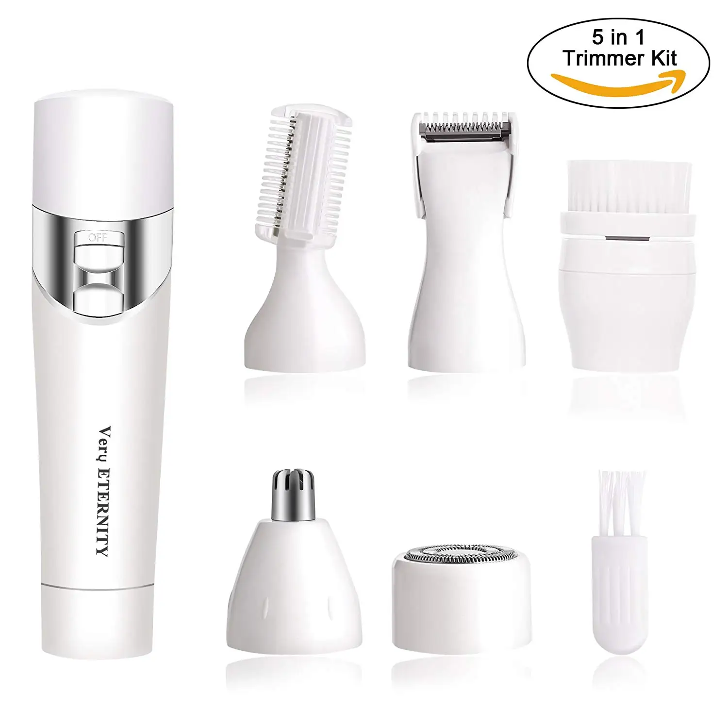 Facial Hair Removal Bikini Trimmer 5 In 1 Womens Usb Painless Hair