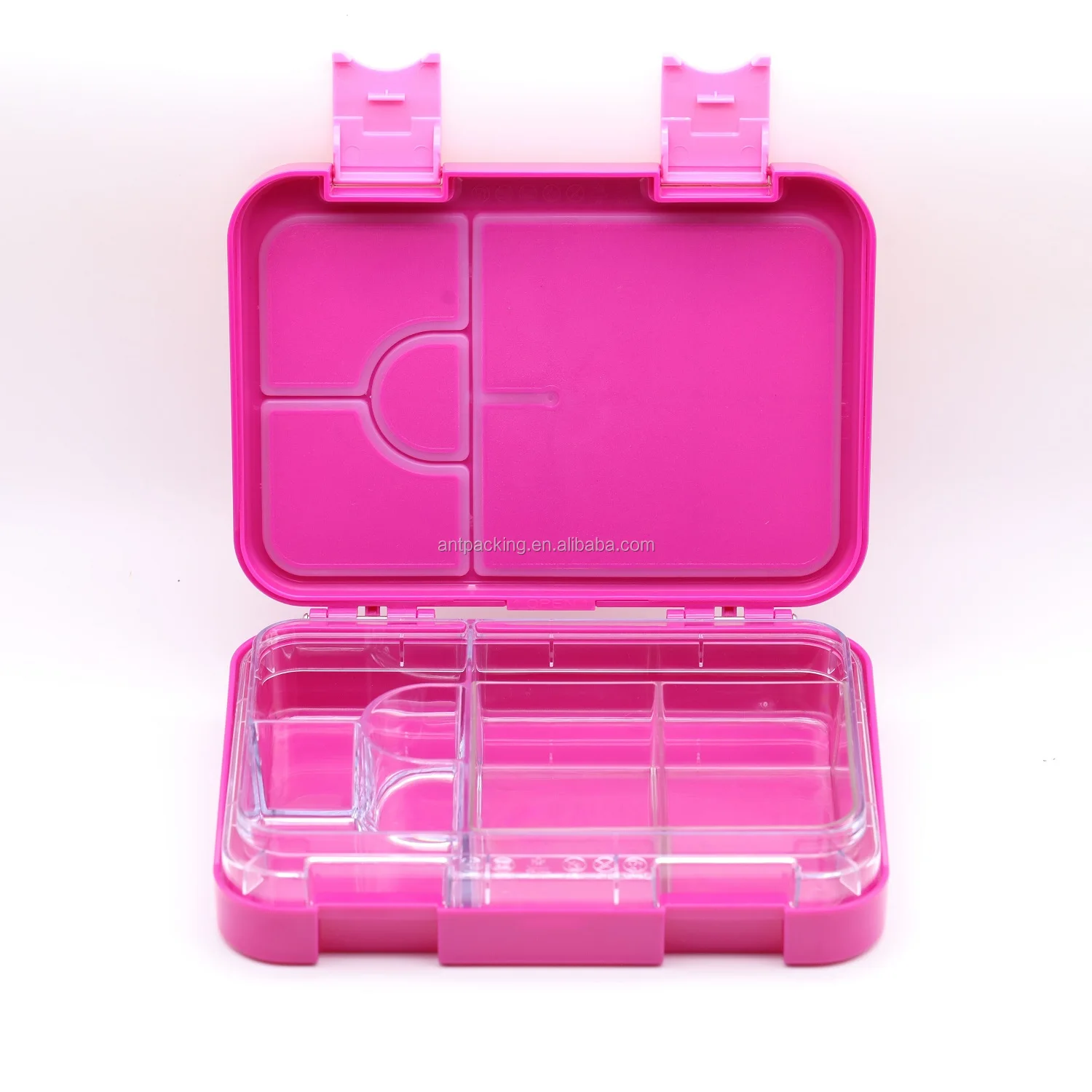 Nontoxic And Easy To Clean With Removable 6 Compartment Food Insert For ...