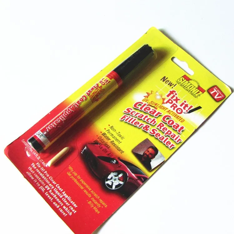 Fix It Pro Clear Car Coat Scratch Repair Remover Pen
