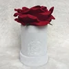 Custom made Velvet rose box, suede hat box, velvet flower box