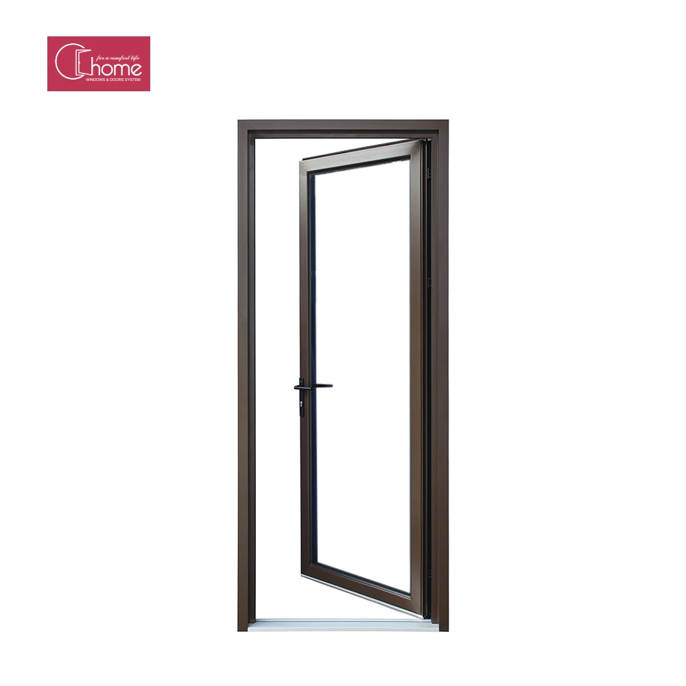 Белая алюминиевая дверь 30 дюймов стеклоткани с двойным остеклением