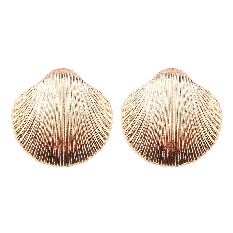 

Metal Color Special Design Sector Statement Stud Earrings, N/a