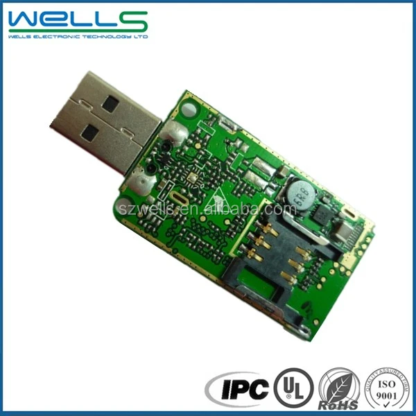 small printed circuit board for usb flash drive with pcb design development service