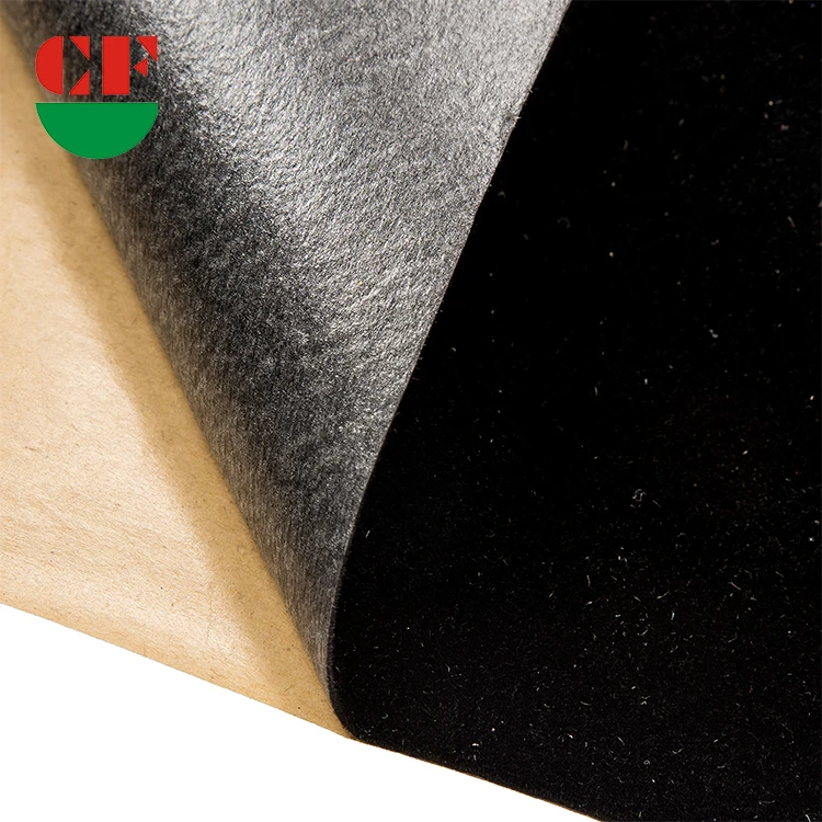 2019 Latest Style Black Flocking Achieve Adhesive Backed Fabric For