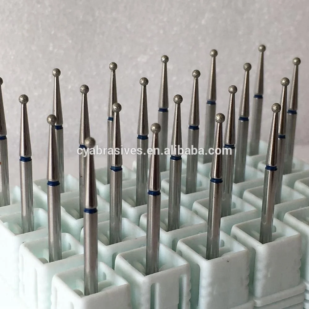

Diamond Burr Electric Nail Art Machine 3/32'' Drill Bit Set Milling Cutter, Silver