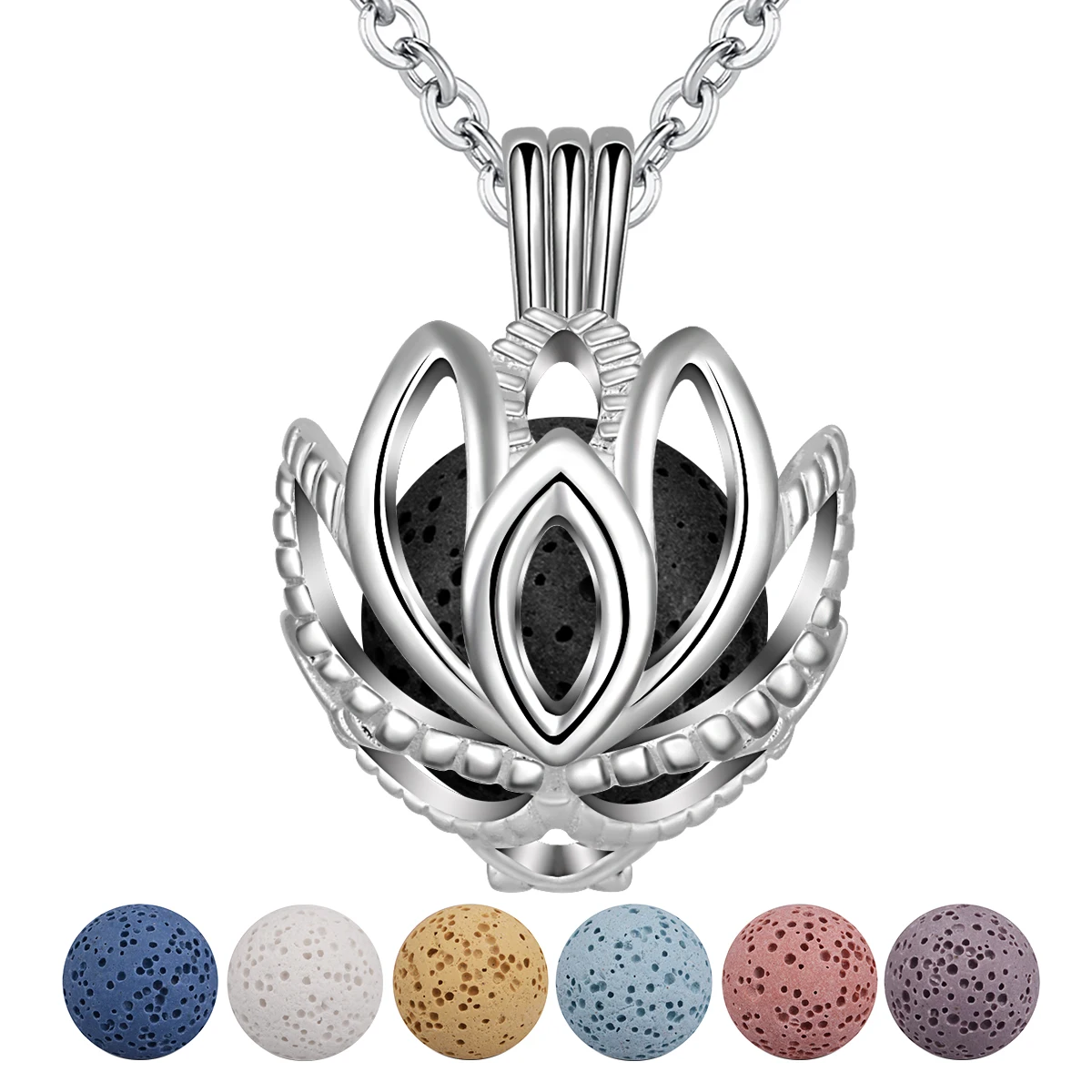 Merryshine High Quality Pendants Lotus Aromatherapy Essential Oil Diffuser Pendants With Lava Rock Buy Aromatherapy Essential Oil Aromatherapy Essential Oil Diffuser Pendants With Lava Rock Lotus Aromatherapy Essential Oil Diffuser Pendants With Lava
