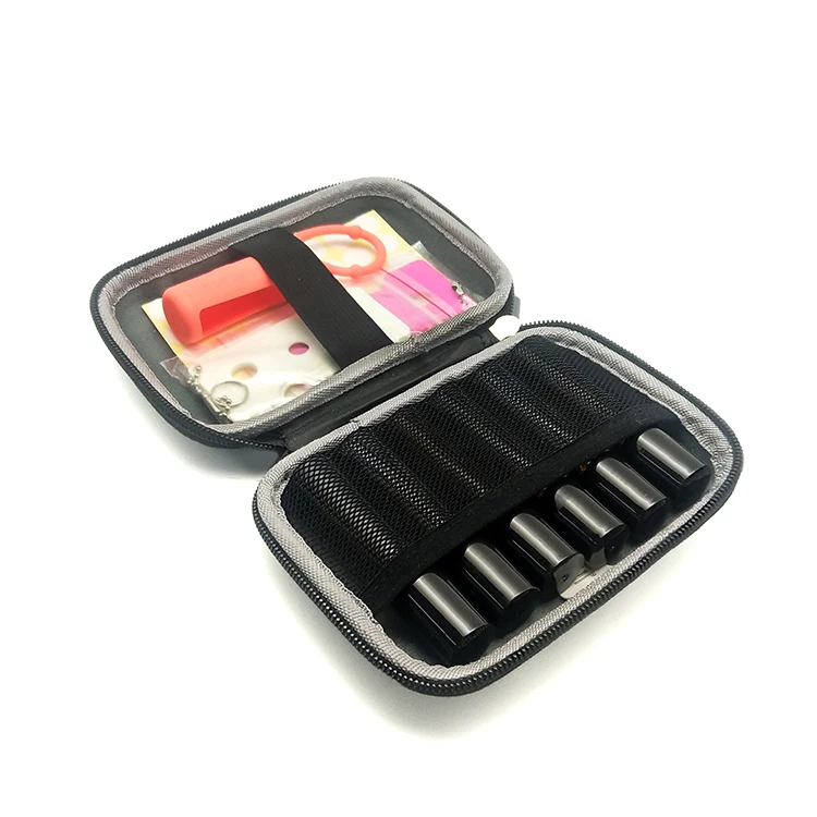 

Migoackage Customized 6pcs essential oil glass roller bottle EVA case storage bag