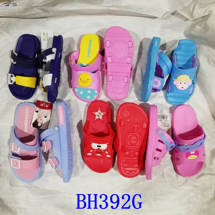 
stock lot shoes kids slide slippers child sandal 