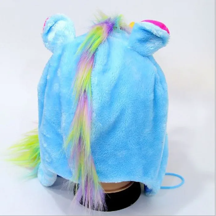 plush unicorn hat