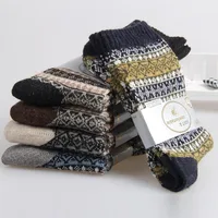 

New Winter Thermal Cashmere Socks Men Warm Rabbit Wool Socks Men's Thicken Socks