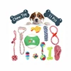 Cheap New Design High Quality Christmas canvas Pet cat rabbit supplies balls sets Dog rope Toys Wholesale For Dollar Stores