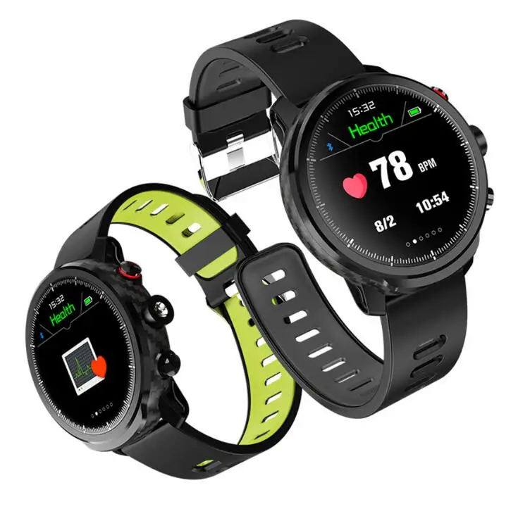 

drop shipping men L5 Heart Rate Monitor Blood Pressure Blood Oxygen Tracker Sports long standby time Smartwatch microwear