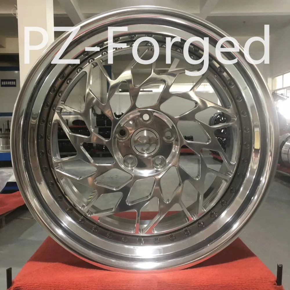 Pengzhen Custom 19 20 22 Inch 20x12 Step Lip Deep Dish Wheels 2 Piece 5 ...