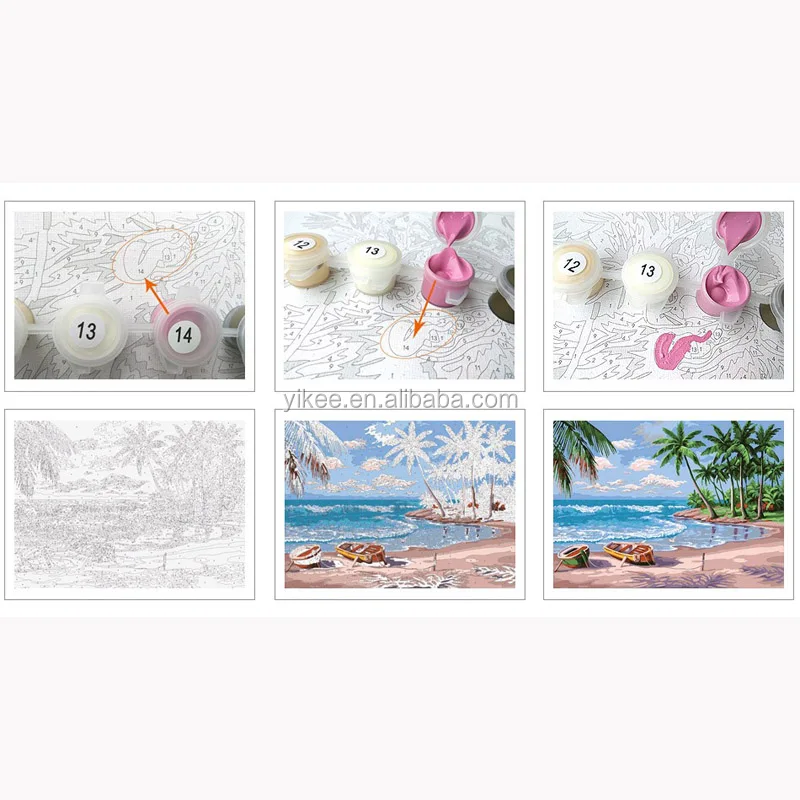 
Coloured cat oil painting by numbers kits painting by numbers wholesale 