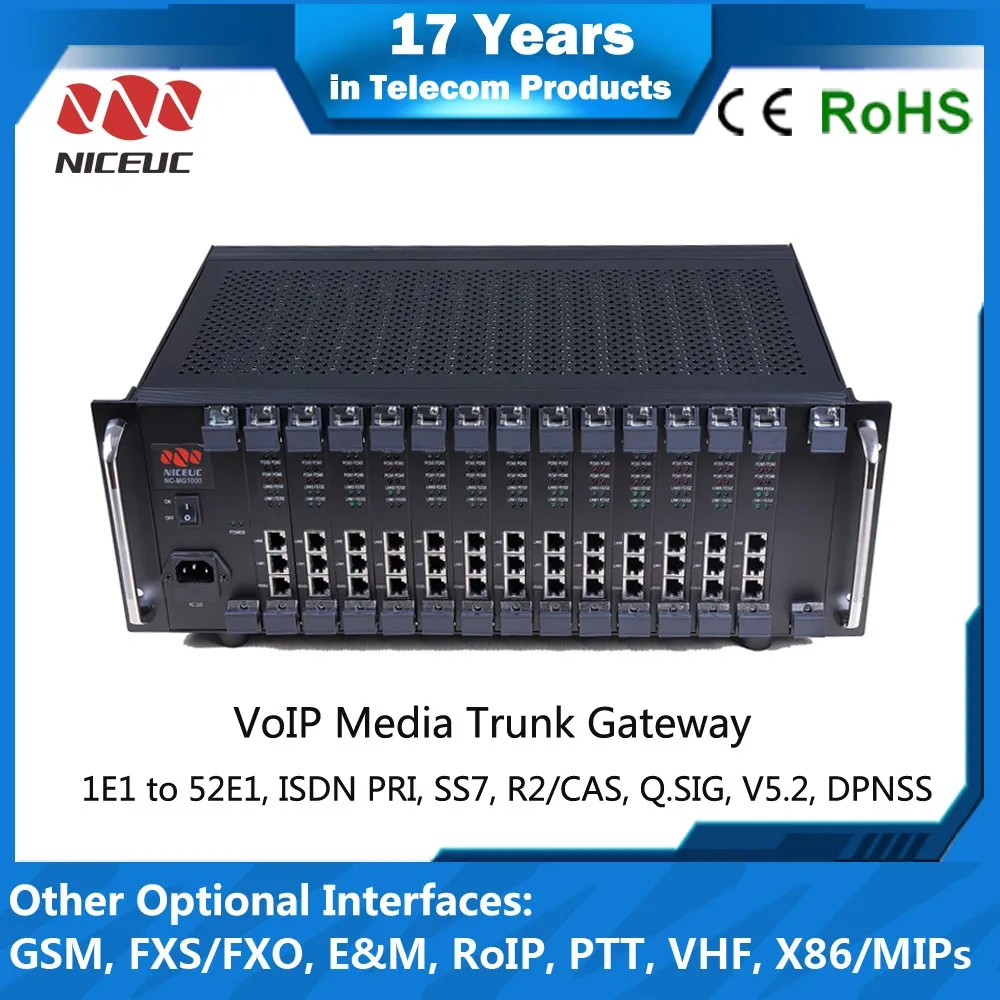 Voip Media Trunking Gateway From 52e1 Port Isdn Pri/v5.2 To Sip Buy