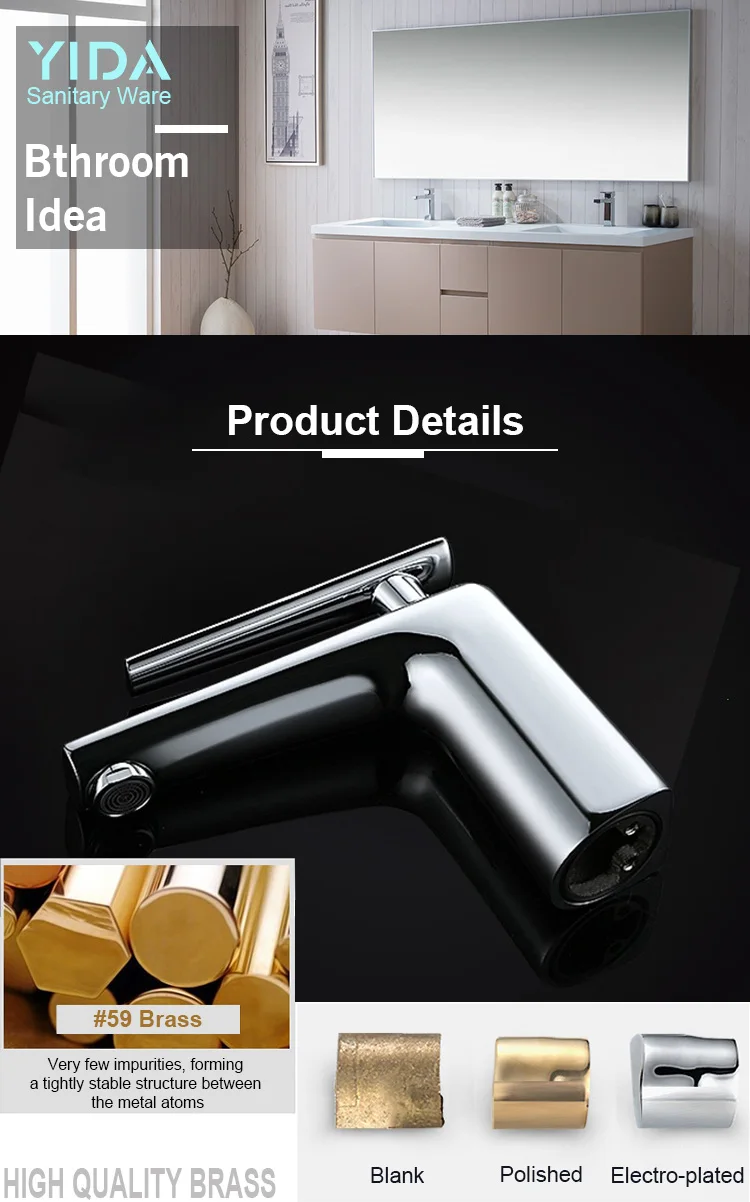 Chile building materials modern bathroom vanity face basin mixer sanitary brass accessories freestanding faucet for bathroom