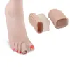 Wholesale Adjustable Cuttable Size Fabric Stretches Gel Silicon Pad argos asos Toe Ring Bunion Protector