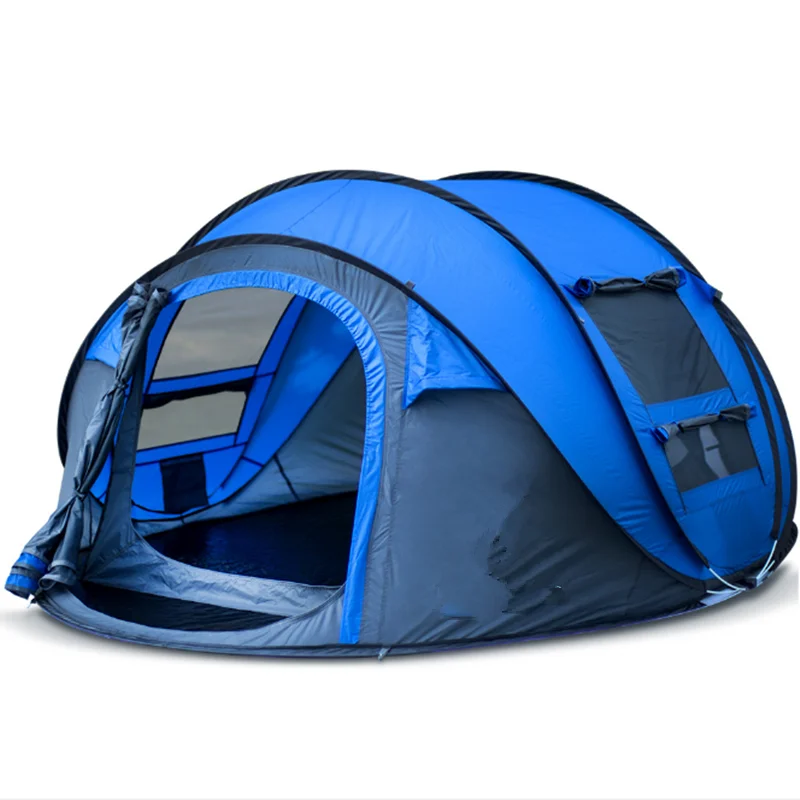 

Portable Waterproof Automatic Tent Hiking Shelter 3-4 Person Pop up Outdoor Camp Tent
