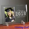 Girl With Bachelor's Hat Picture Photo Frame For Graduation Gift