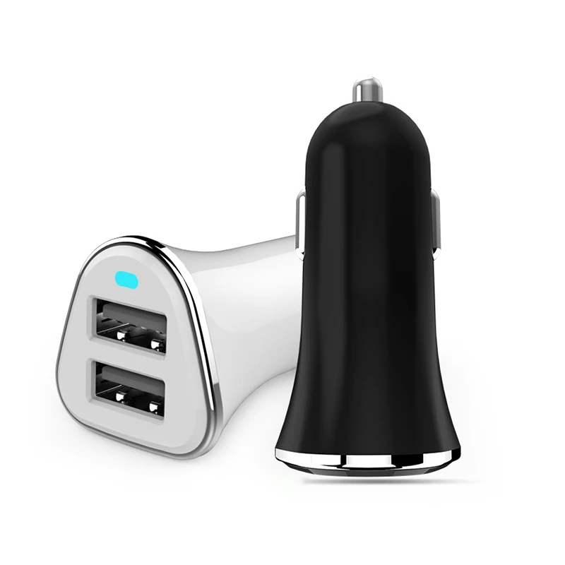 2019 new trend universal car charger portable 2.4A dual usb car charger for electric vehicle charging