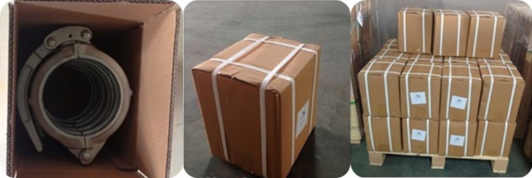 DN125mm(5.5'') best quality concrete pump bolt clamps couplings for pump pipe connection.