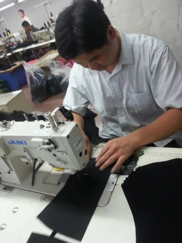 latex corset production.