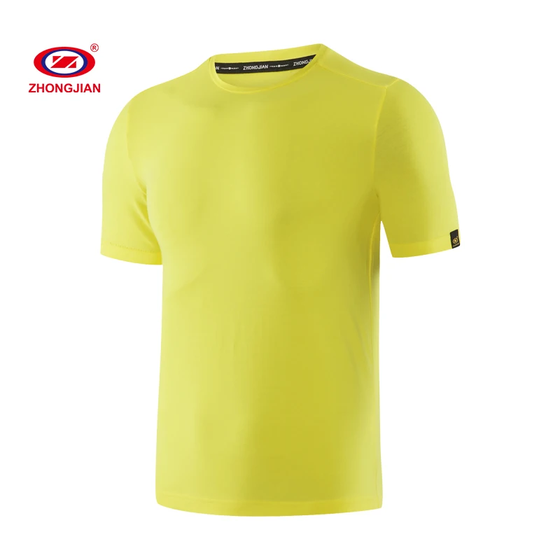 

Wholesale custom soft comfort t shirts men plain bodybuilding dry fit t shirt slim sports top, White,black,red,yellow,gray,blue,green