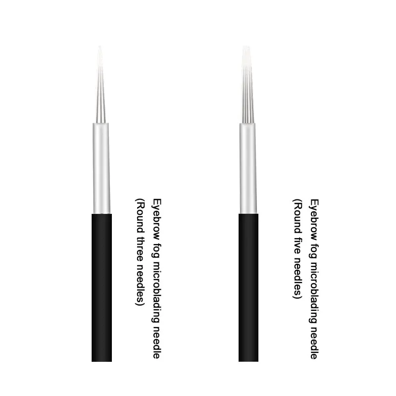 

Kiay Disposable Microblading needle eyebrow fog blades round shape 3R 5R