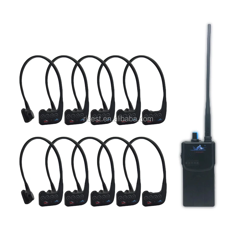 

1 Set of H-905A Bone Conduction Headset with 1000m Receiving Range & 7 FM Frequencies for Swimming Training, Yellow;black;blue