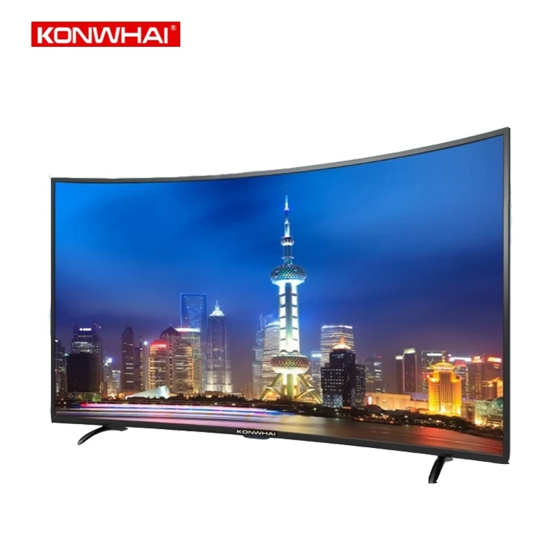 

KONWHAI 43 49 50 55 65 inches LED FHD UHD curved tv 4k smart television, 16.7m