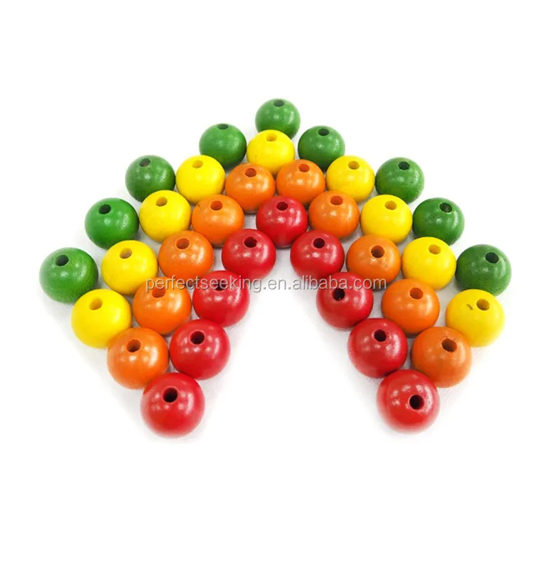 Roscado Artesanal colores Bonito De Madera Cuentas Colorido Collar Collar Buy Rosario Bolas Juguete Ensartar v0mNnO8w