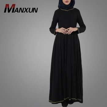 simple black maxi dress