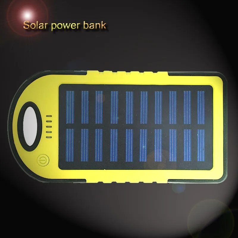 Ipx4 Waterproof Outdoor 4000mah Power Banks Solar Power Bank Charger