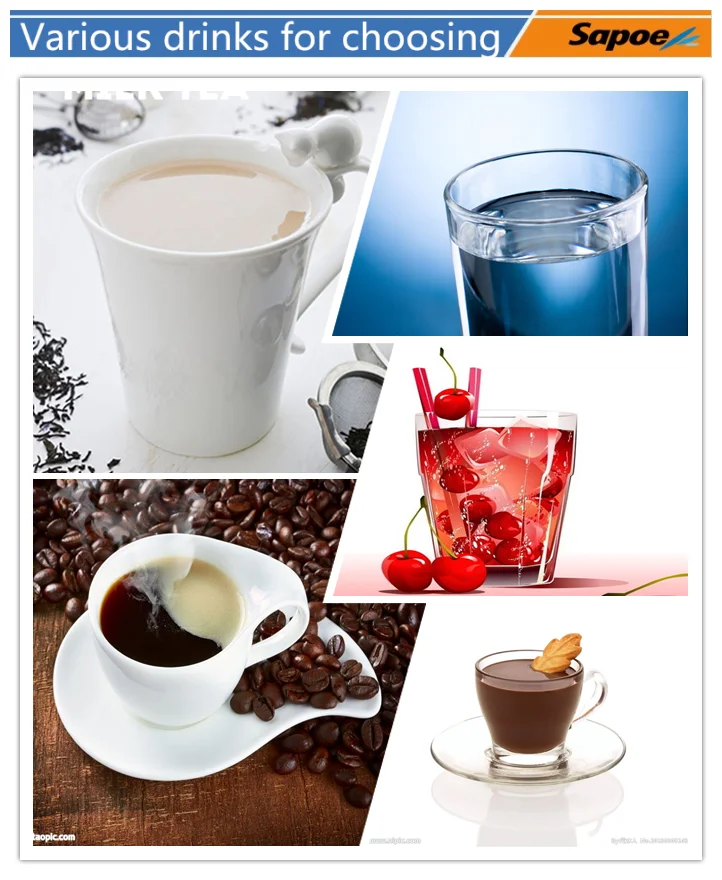 SC-8905BN-C5H5-S Fully automatic coin operated instant coffee hot beverage vending machine