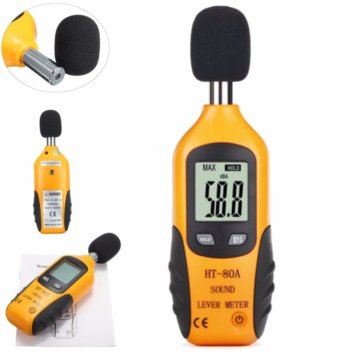 Digital Sound Level Meter. Sound Level Meter. Multifunctional Sound Level Meter. Sound measurements.