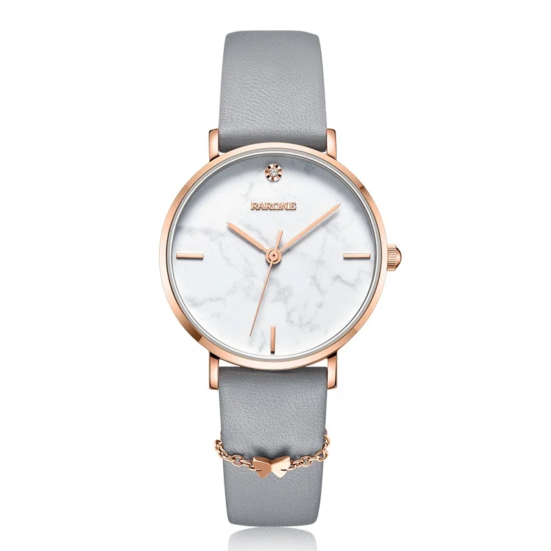 

Rarone fashion genuine leather quartz women wrist watch lady wristwatches