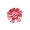 Cheap custom tackle twill patches Ribbon Tape rose flower making with satin ribbon