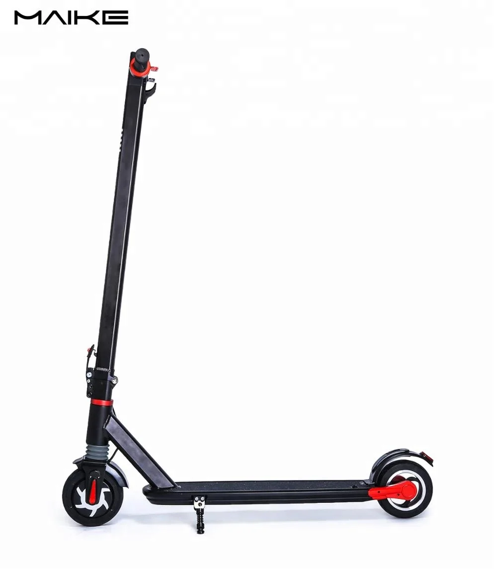 

China wholesale the best folding two wheel kick electric scooter for adult, Black / red