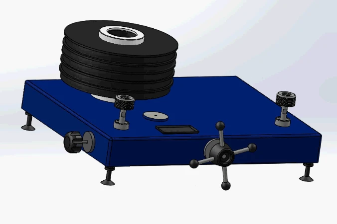 Piston pressure gauge/pressure calibrator/dead weight tester